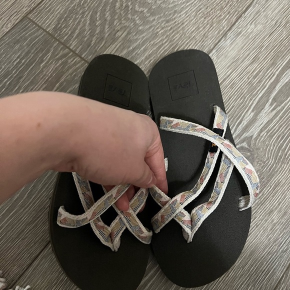 Teva Shoes - Black Sandals with Patterned Straps